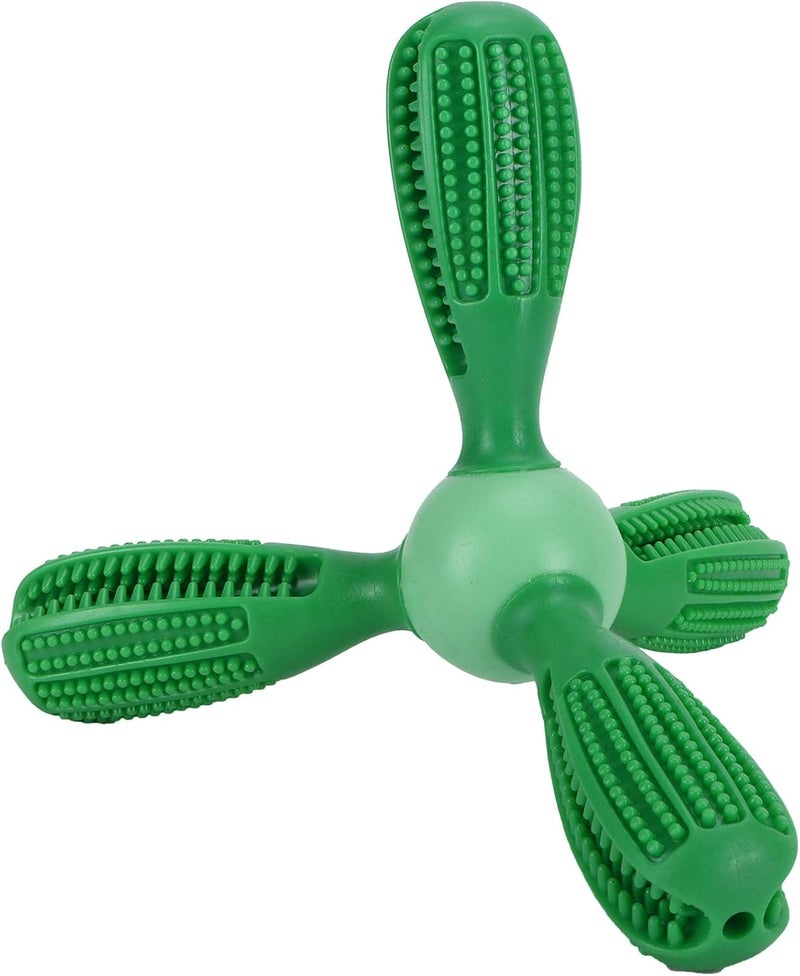 Dog Toothbrush Stick Pet Molar Rod, 10cm Teeth Cleaning Chew Toy Green - Soft Durable Material, Deep Oral Care, Interactive Solution for Dogs (Green) - Image 4