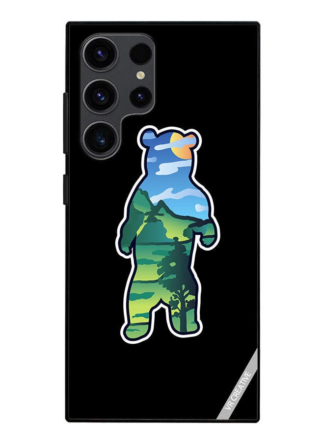VR CREATIVE Protective Case Cover For Samsung Galaxy S24 Ultra Wild Bear Design Multicolour - Image 1