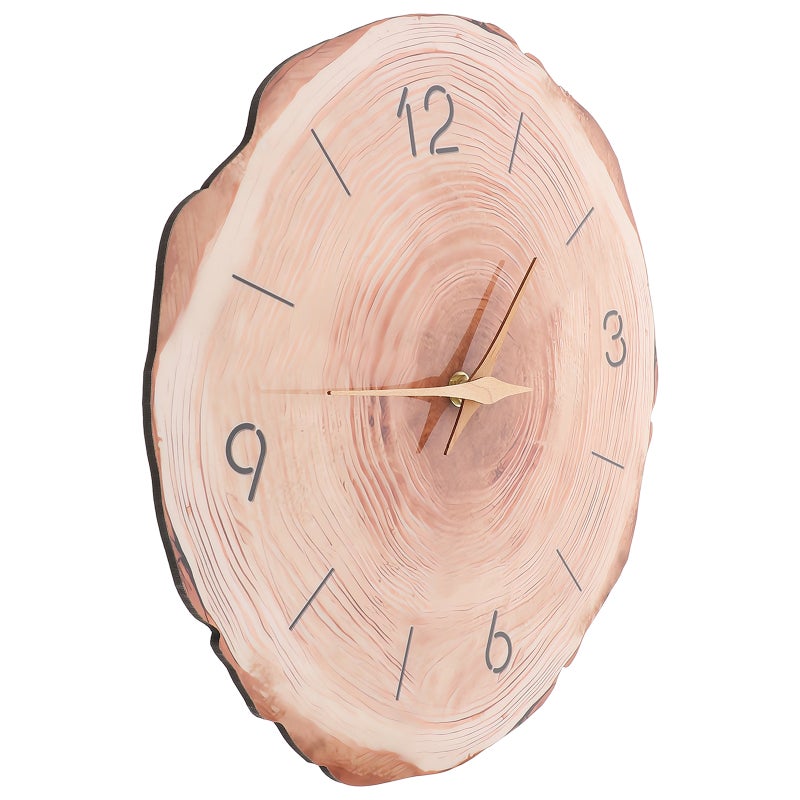 Wall Hanging Clock Mute Wall Clock Rustic Indoors Wall Clock Minimalist Round Clock Office Mute Wall Clock Decoration - Image 4
