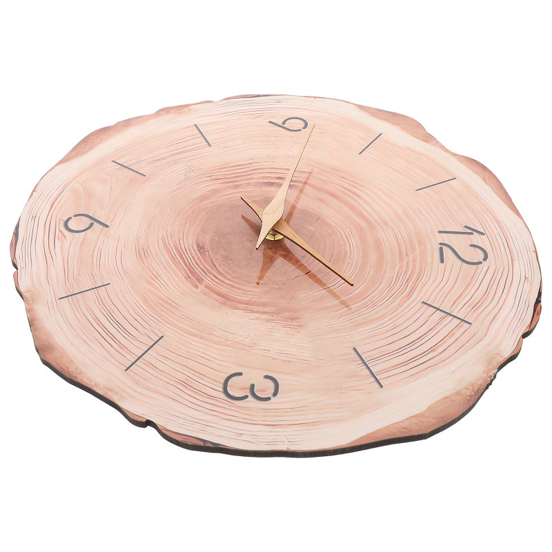 Wall Hanging Clock Mute Wall Clock Rustic Indoors Wall Clock Minimalist Round Clock Office Mute Wall Clock Decoration - Image 5