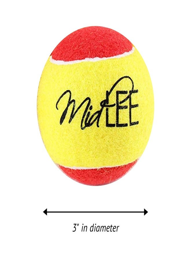 Midlee 3 Inch Large Tennis Balls for Dogs, Pack of 4 Durable Toy Balls - Image 2
