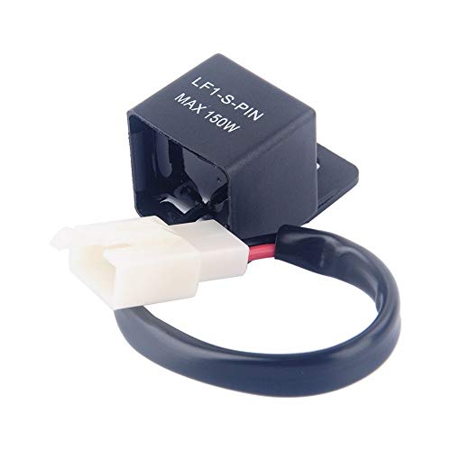 Yosoo 2 Pin 12V Auto Motorcycle LED Turn Indicator Light Flasher Relay Turn Rate Control Blinkrelais - Image 1