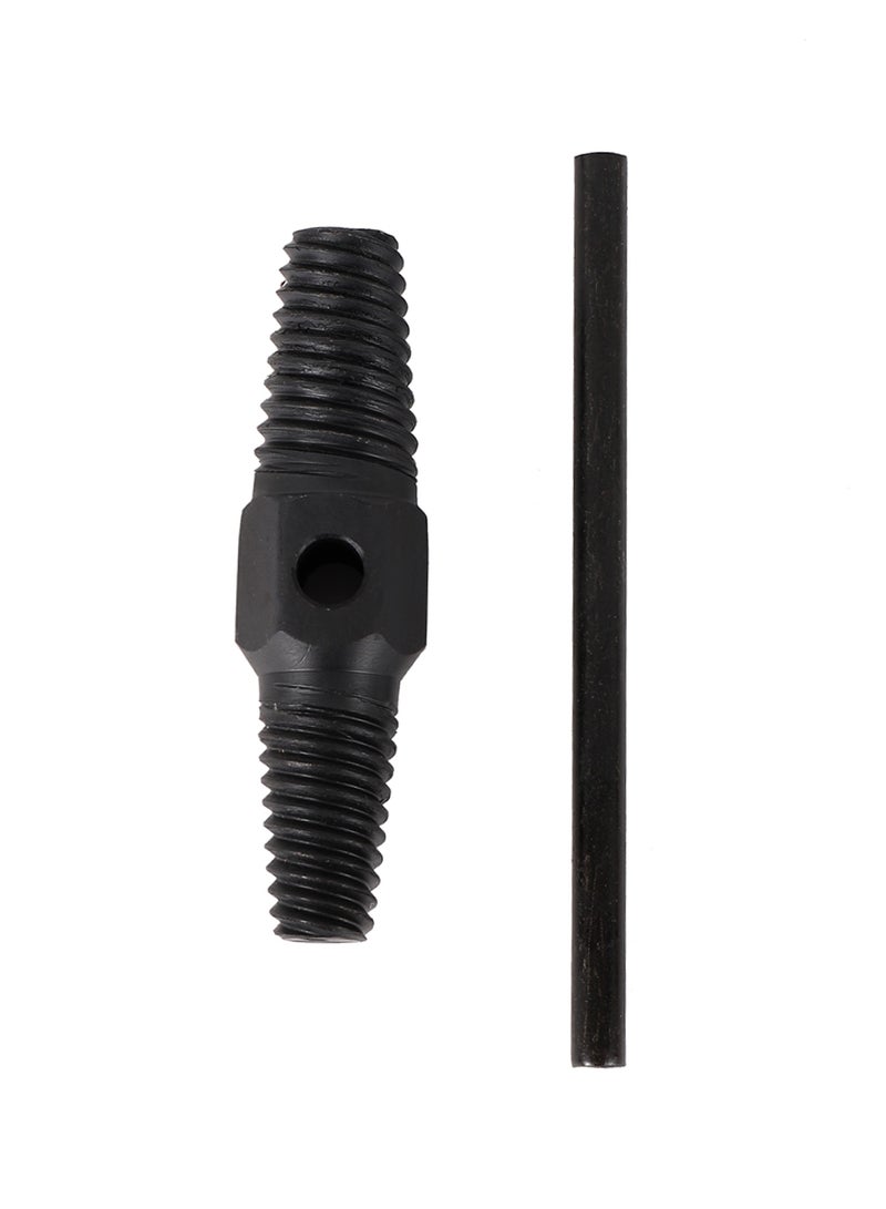 LAWAZIM Pro7 Double Head Pipe Extractor | Water Pipe Bolt Remover Dual-use Screw Removal Tool Damaged Screw Extractor Easy Out Double Head Pipe Broken Screw Bolt Extractor Broken Bolt Remover, Black - Image 1