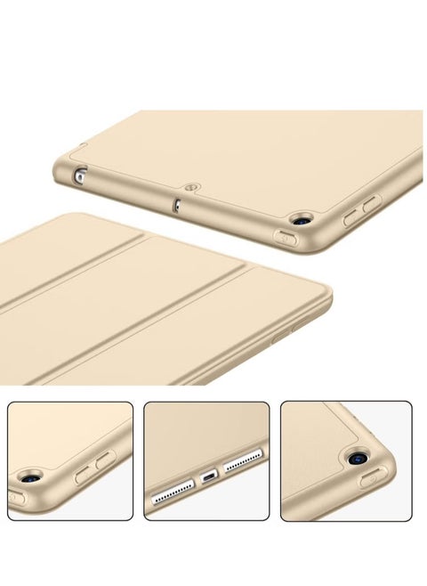 New Smart Case with Pencil Holder for iPad Mini 1/2/3/4/5 – Tri-Fold Smart Case with Soft TPU Back, Auto Wake/Sleep, Dustproof & Anti-Fingerprint, Dual Angle Viewing Stand