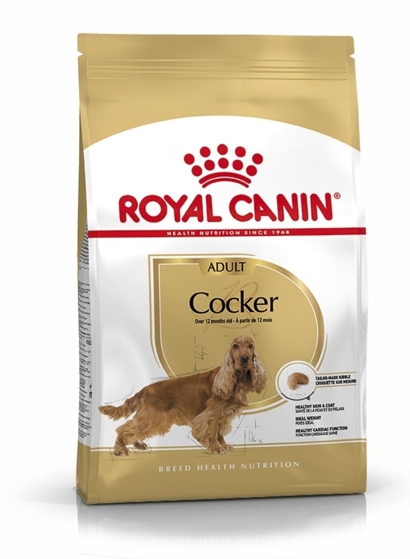 رويال كانين طعام جاف للكلاب من رويال كانين، مناسب للكلاب البالغة من فصيلة كوكير (12 شهرًا فأكثر)، 3 كجم - Image 1