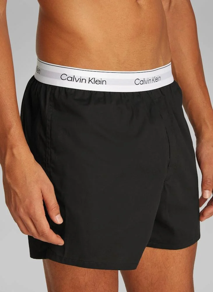 كالفن كلاين Icon Slim Boxer - 3 Pack