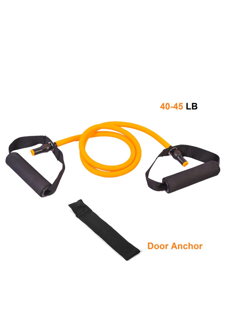 Generic - Pull String For Fitness And Aerobics With Door Anchor 40-45 LB, Orange - Image 1