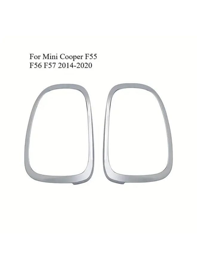 إطار غطاء إطار حاشية الضوء الخلفي الأسود لـ Mini Cooper F55 F56 F57 2014-2020 - Image 3