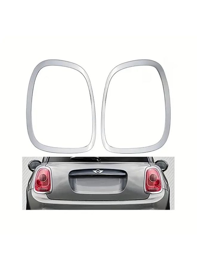 إطار غطاء إطار حاشية الضوء الخلفي الأسود لـ Mini Cooper F55 F56 F57 2014-2020 - Image 4