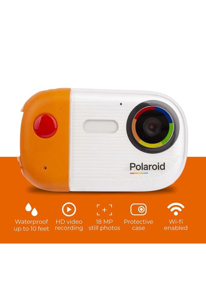 SAKAR Polaroid Underwater Camera 18mp 4K UHD, Polaroid Waterproof Camera for Snorkeling and Diving with LCD Display, USB Rechargeable Digital Polaroid Camera for Videos and Photos - Image 2