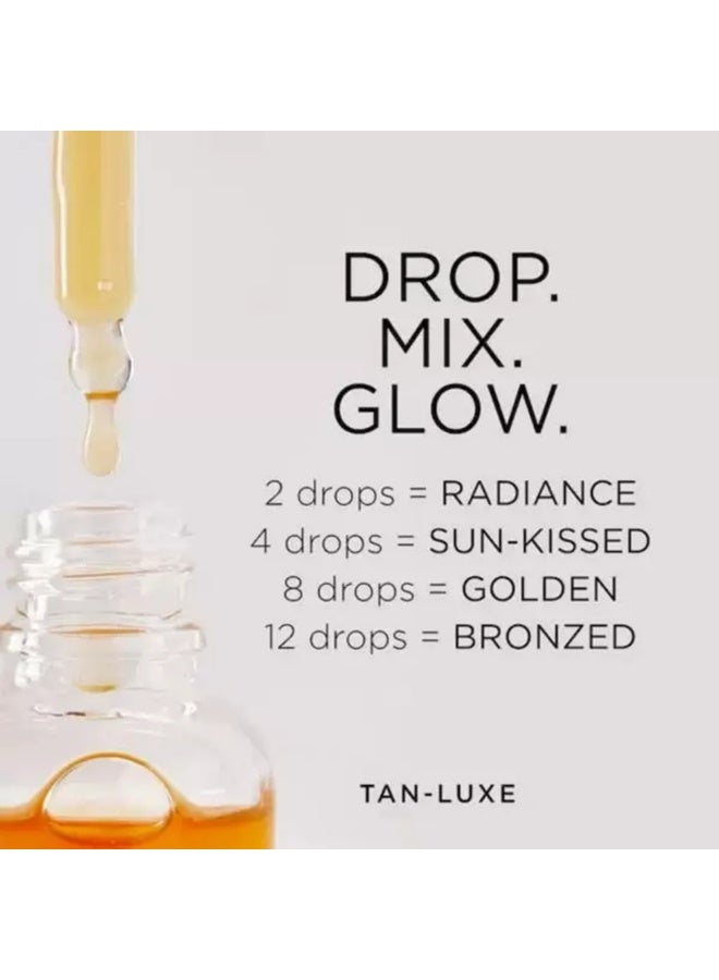 TAN-LUXE Mini THE FACE Illuminating Self-Tan Drops 10ml - Medium/Dark - Image 2