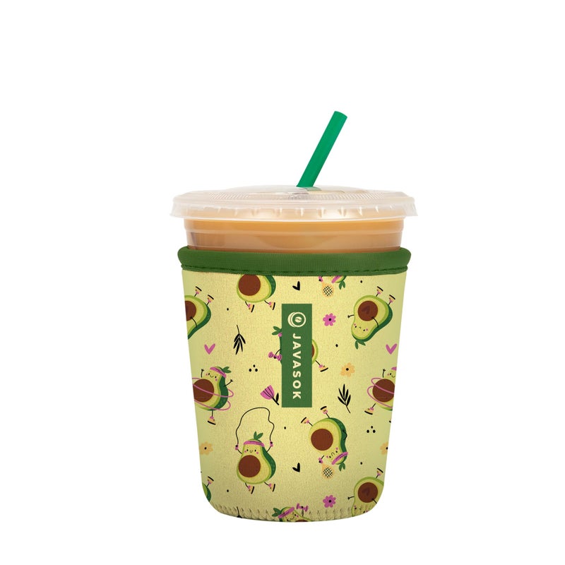 Sok It Java Sok Iced Coffee & Cold Soda Insulated Neoprene Cup Sleeve (Get Movin'  Small: 16-20oz) - Image 1