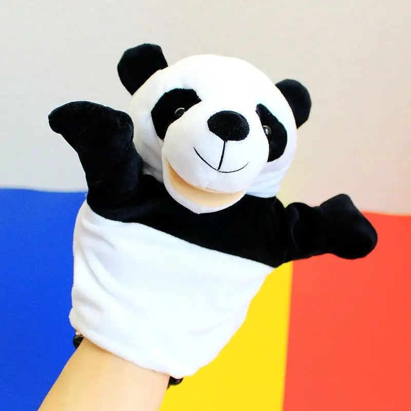 Y&D Stuffed Animal Toys - Kawaii Plush Puppet Dolls with Educational Features for Babies & Toddlers, Soft Lion Elephant Dinosaur Monkey Cuddly Toys, Perfect Gift for Children - Image 1