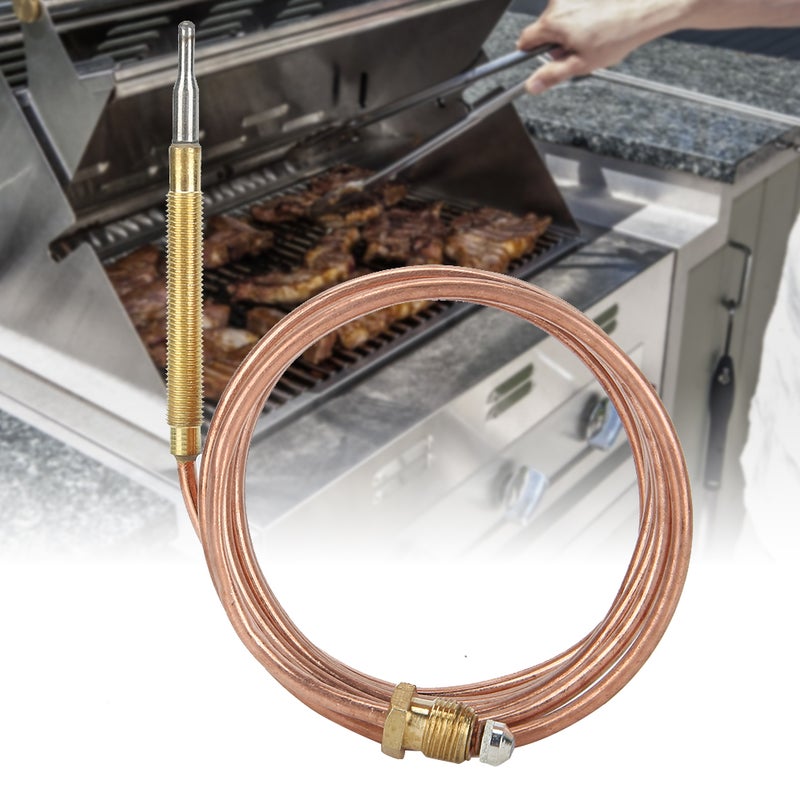 Gas Stove Thermocouple Kit Heater Protection Equipment Temperature Sensing Probe with Nut1500mm - Image 4