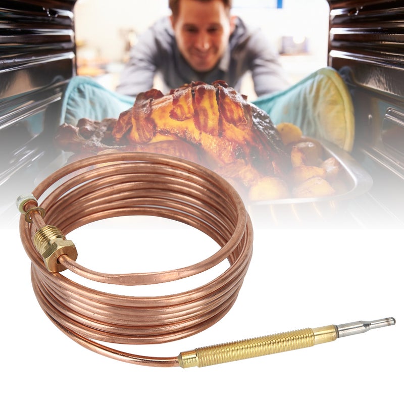 Gas Stove Thermocouple Kit Heater Protection Equipment Temperature Sensing Probe with Nut1500mm - Image 5