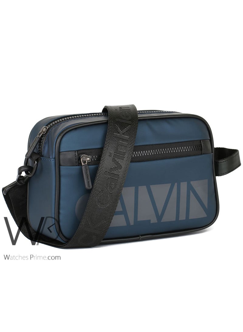 Calvin Klein Jeans Navy Blue Calvin Klein Shoulder Crossbody Men Waterproof Handbag Ck  - Image 2
