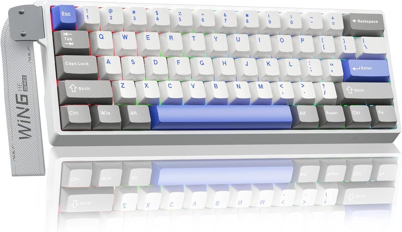 CORBOBO أولا WIN60 HE MAX - لوحة مفاتيح ألعاب ميكانيكية بنسبة 60% سلكية، مفاتيح مغناطيسية تأثير هول قابلة للتبديل السريع، تفعيل قابل للتعديل وضع الزناد السريع، معدل استقصاء 8000 هرتز، لوحة مفاتيح بنسبة 60% تصميم مدمج - Image 1