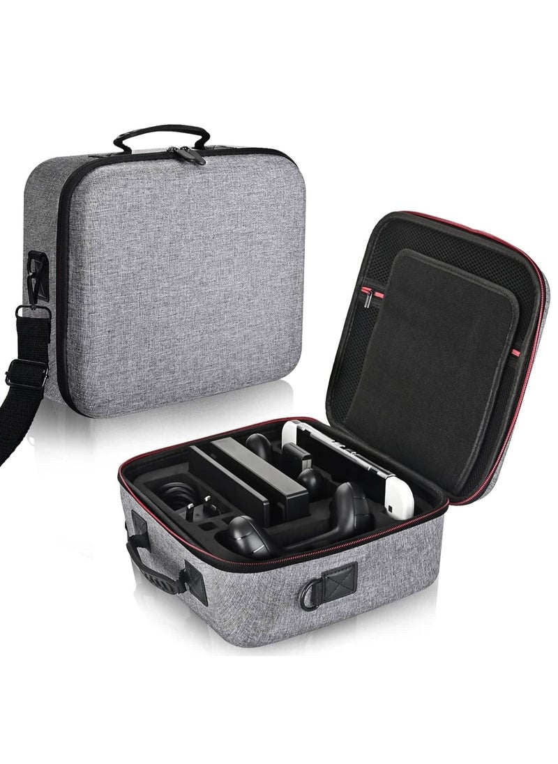 Necomi - Carrying Storage Case, Portable Case, Storage Bag Compatible with Nintendo Switch and Switch OLED, Large Nintendo Switch Portable Storage Case, for Switch Console Console and All Accessories - Image 1