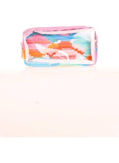 KAUKKO Transparent Spring Pencil Bag Batik K2611  - Image 1