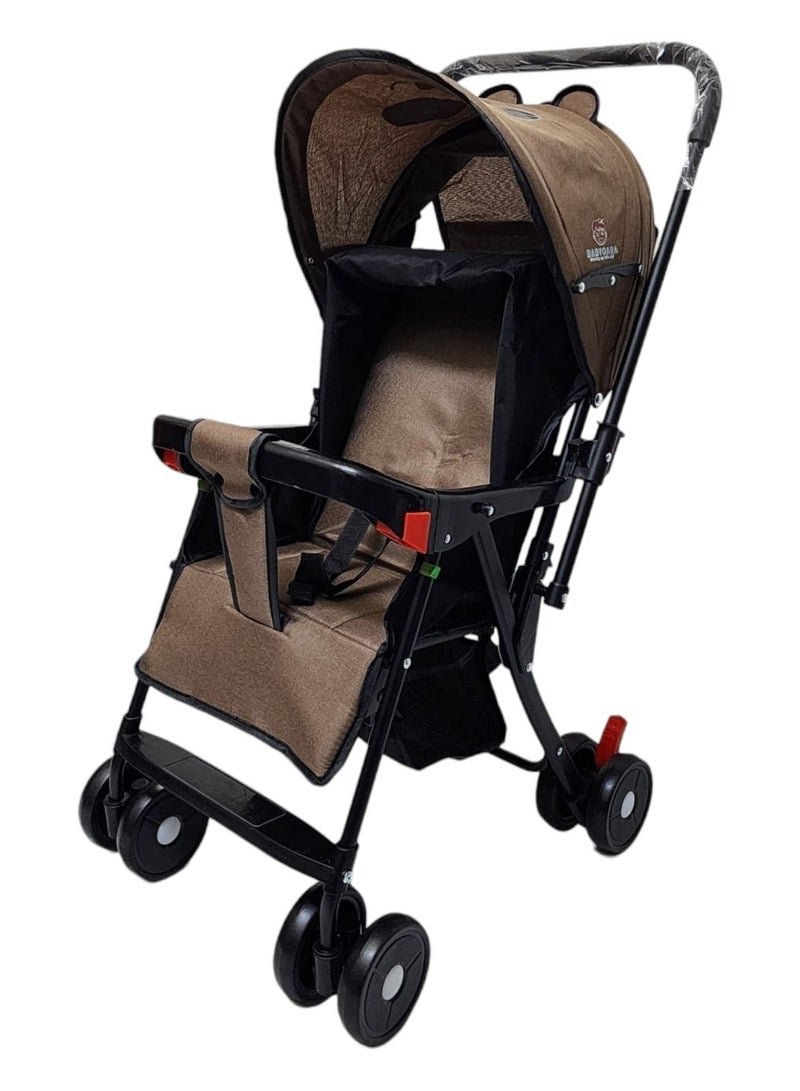 BABYCARA Lightweight Stroller with Adjustable Seat and Convenient Storage Basket - Image 1