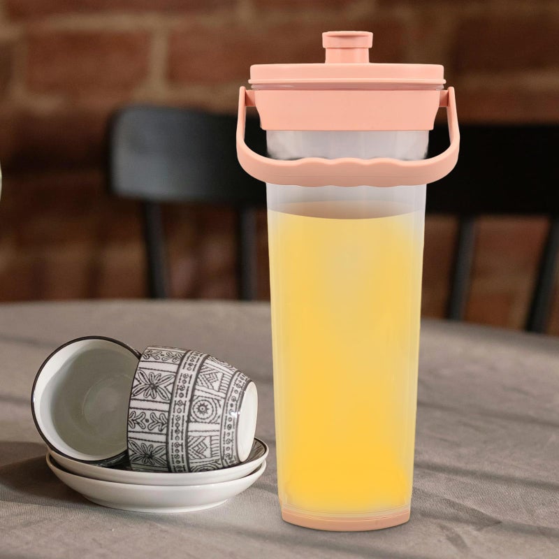 2 Liter Rose Water Pitcher With Lid Large Capacity Beverage Dispenser For Fridge - Image 5