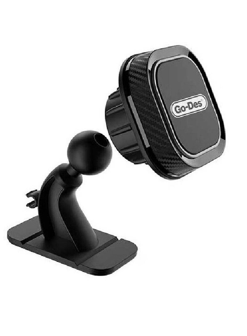 GO-DES Magnetic Dashboard Car Mount Holder 360° Rotation Car Magnetic Phone Holder for Car - Image 2