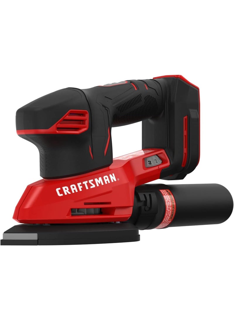 CRAFTSMAN CRAFTSMAN 20V MAX Cordless Detail Sander Tool Only CMCW221B Red  - Image 1