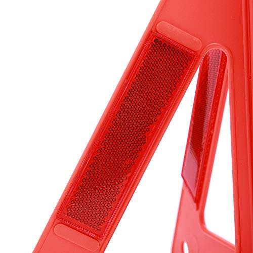 EVTSCAN Portable Car Emergency Breakdown afety Triangle Kit Road Emergency Warning Reflector Roadside Reflective Early Warning Sign Foldable of Emergency Car Kit - Image 5