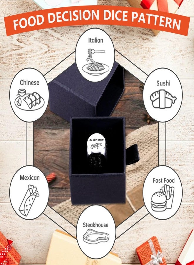 NDLBS Stocking Stuffers for Adults Men Women White Elephant Gifts for Couples Funny Date Night Food Dice Anniversary Valentine's Day Birthday Gifts for Men Women Him Her - Image 4