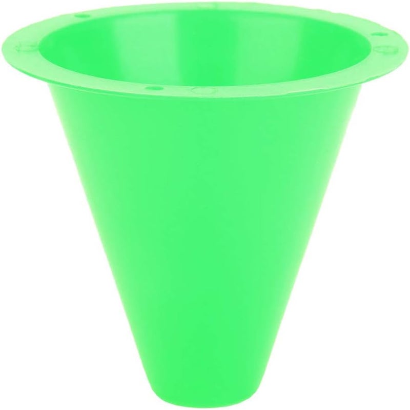 woobles Soccer Training Cone, Agility Soccer Disc Cones Barriers Plastic Marker Holder Sports Accessory (10pcs)-Green - Image 5