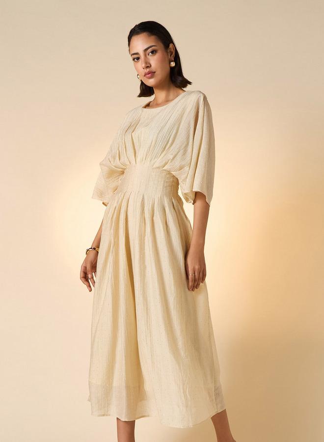 تواكستريمز فستان إيه لاين بأكمام ممتدة وزخارف من تو إكستريمز - Image 1