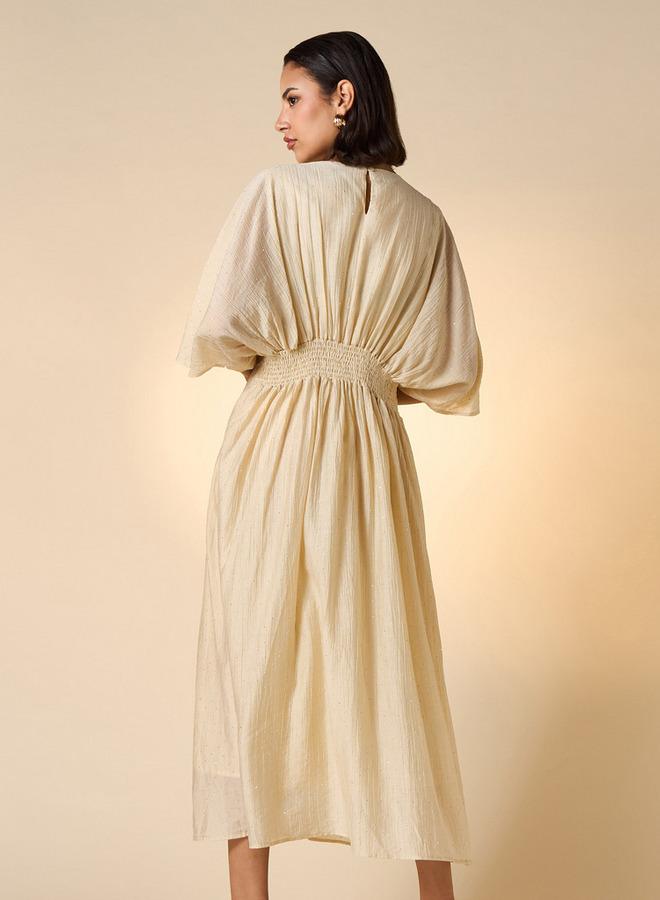 تواكستريمز فستان إيه لاين بأكمام ممتدة وزخارف من تو إكستريمز - Image 3