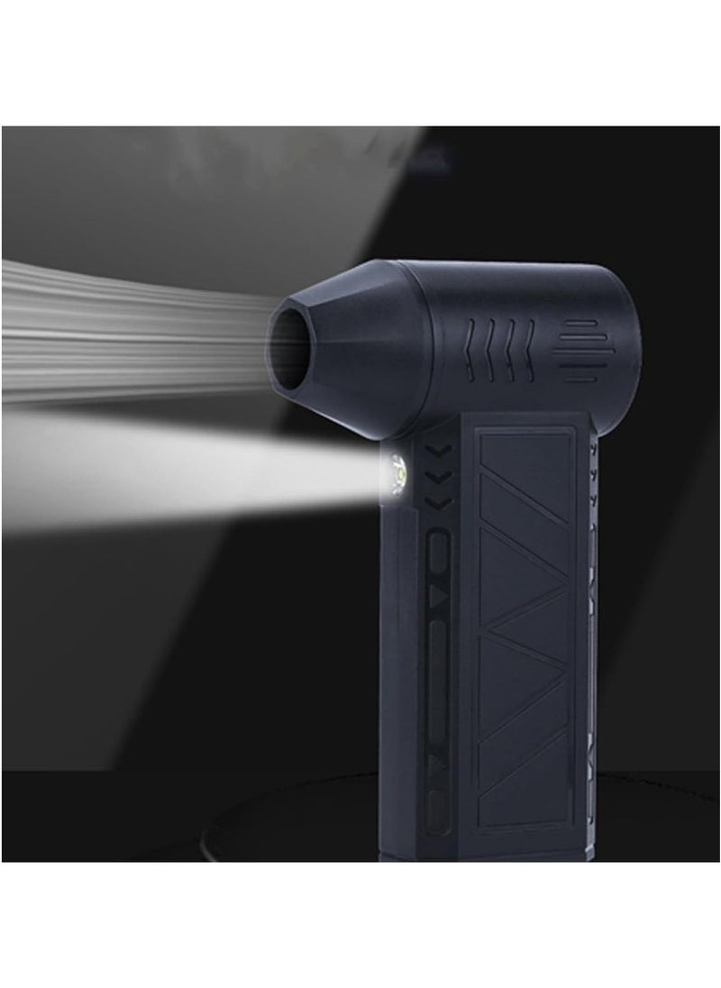 Arabest Cordless Handheld Powerful Blower, Electronic Air Blower, Cordless Leaf Blower, Air Blower Jet Fan LED Turbo Blower Turbo Brushless Fan Outdoor Portable Mini Handheld Dryer  - Image 4