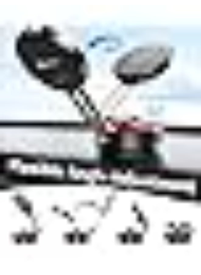 TONEOF Latest Magnetic Phone Holder, 360° Rotatable Car Phone Stand for MagSafe, Car Mount with Strong Vacuum Suction Cup&Retractable Arm,Mini Car Stand with Magnetic Ring for all Smartphone - Image 2