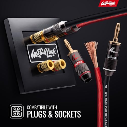 Install Link 12 AWG Gauge Speaker Wire Cable (100 Feet) Stereo, Car or Home Theater, CCA - Image 4