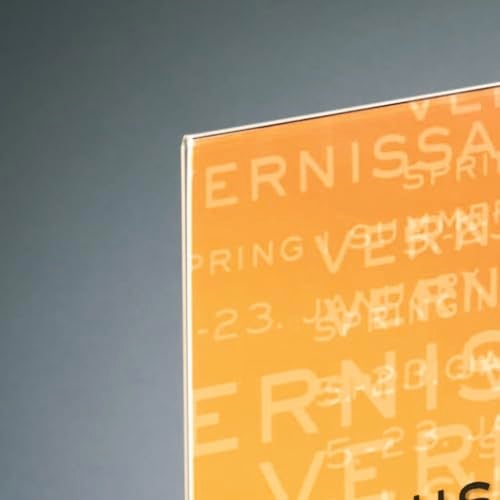 Sigel حامل لافتات SIGEL TA226، عمودي، لحجم A6، عرض مزدوج الجوانب، أكريليك، شفاف، 1 قطعة. - Image 5