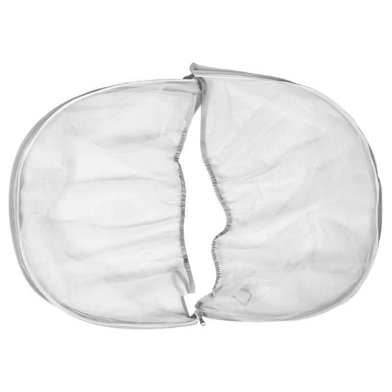 Baby Crib Tent with Zipper: Bassinet Canopy for Travel - Breathable Mesh Netting for Newborns Lightweight and Easy to Fold Keeps Cats Out - Image 5