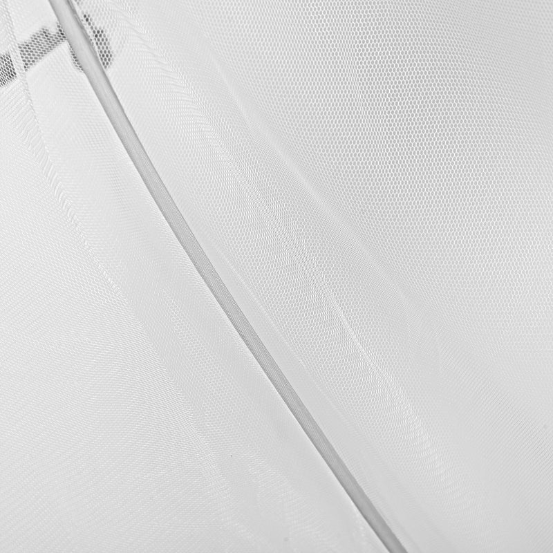 Baby Crib Tent with Zipper: Bassinet Canopy for Travel - Breathable Mesh Netting for Newborns Lightweight and Easy to Fold Keeps Cats Out - Image 2