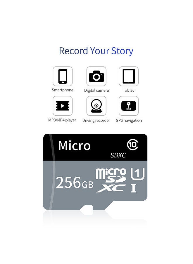 Generic - TF Card Large Capacity Micro SD Card 1TB U1 Class 10 TF Card High Speed Memory Card for Mobile Phone Camera Dashcam Monitor - Image 1