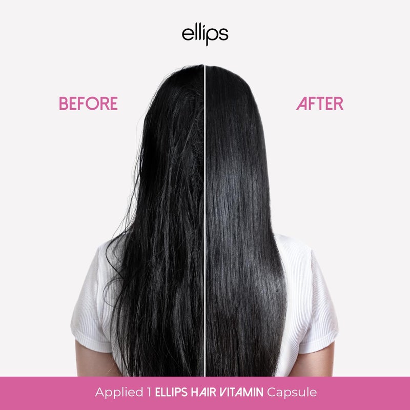 Ellips Hair Oil Hair Treatment, 50 Capsules - Hair Oil & Heat Protectant for Frizzy Hair - Support Healthy Shiny Hair - Image 5