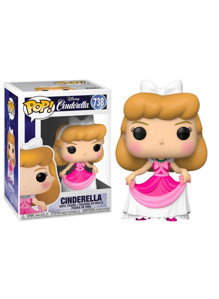 Funko Funko Pop! Cartoon Animation: Disney Princess - Cinderella in Pink Dress - Image 1