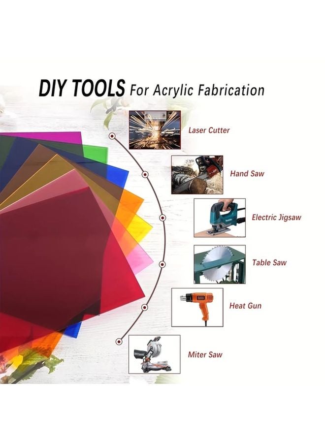 Orange Acrylic Board 8x12 Inches 1 8 Thick Blank For DIY Projects - Image 4