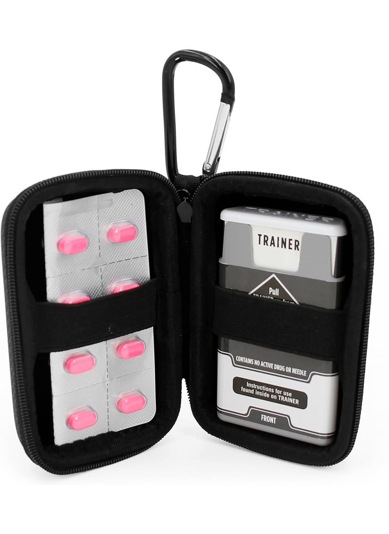 CASEMATIX CASEMATIX Protective Carrying Case Compatible with Two Auvi Q Epipen Injectors or Allergy Supplies, Includes Case Only 
