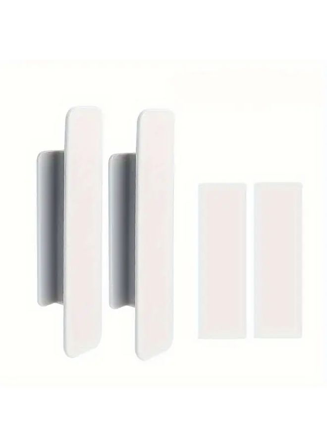 Black Self Adhesive Door And Cabinet Handles No Drill Easy Install 1pc - Image 2