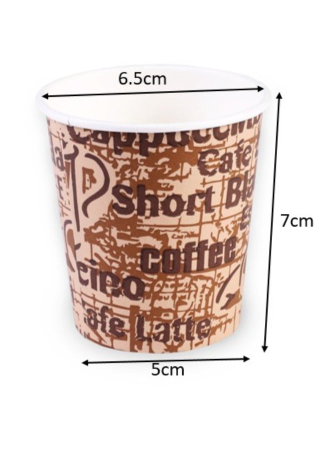HOME CHOICE Disposable Paper Cups, 6 Oz, Pack of 4 (200 Cups – 50 x 4), 177 ml Capacity, Party Cups - Image 4