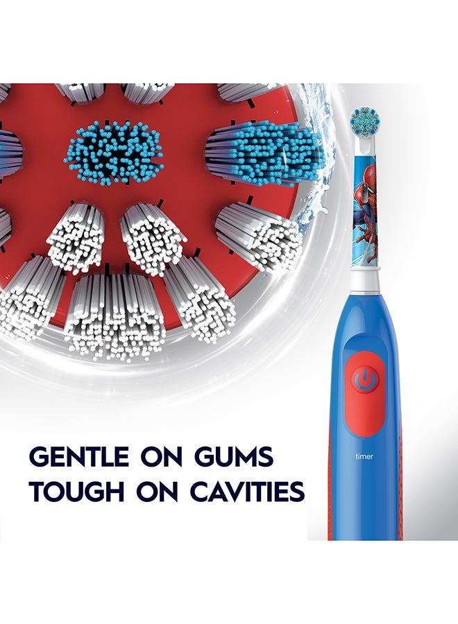 Oral-B Kids Rechargeable Electric Toothbrush, Marvel Spiderman, 3+ Years, 1 Count - Image 4