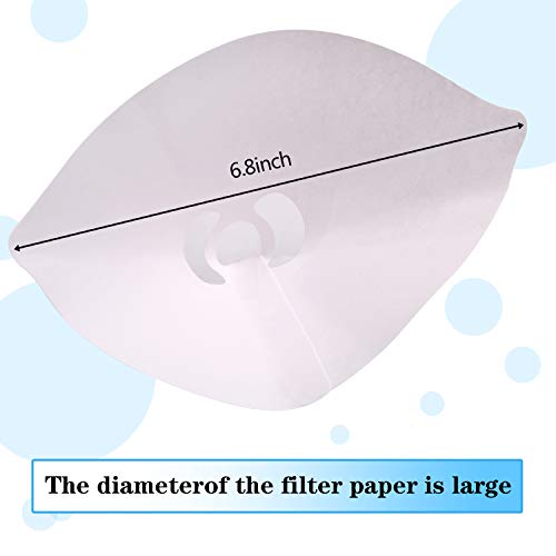 JANYUN 300 Pcs Paint Filter Strainer Resin Filter with 149 Micro Flow Nylon Mesh Cone Paint Filter Screen with 3 Pcs Silicone Funnel Filter (1) - Image 3
