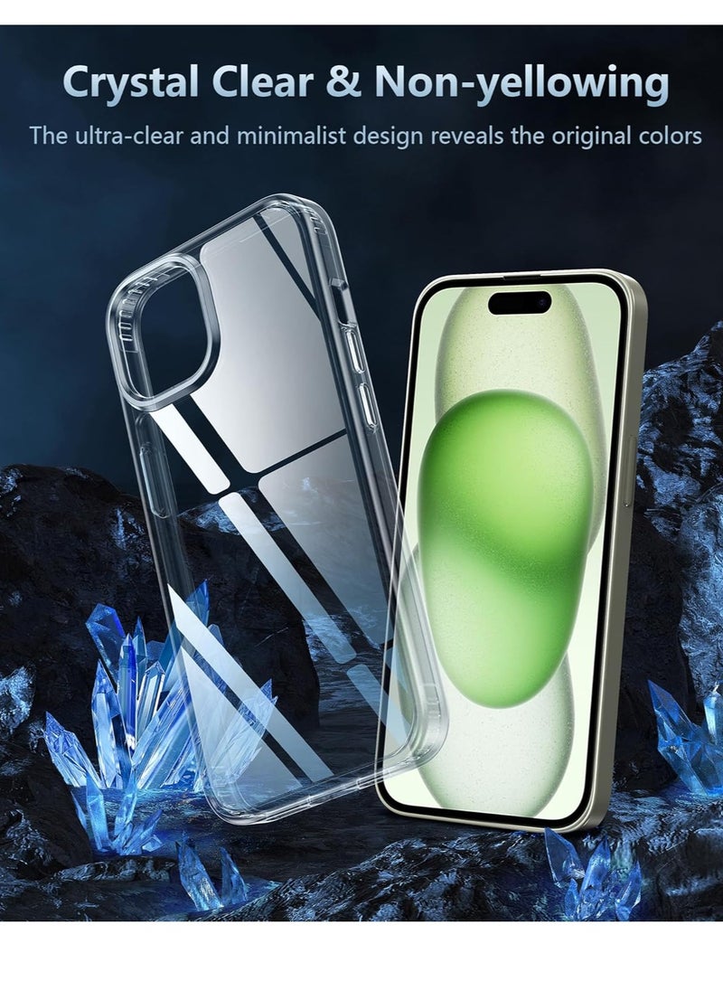ELTRAZONE - "ELTRAZONE Defender Clear Case for iPhone 15 – Shockproof with Camera Lens Protector, Drop Protection, Anti-Yellowing, 6.1 Inch" - Image 1