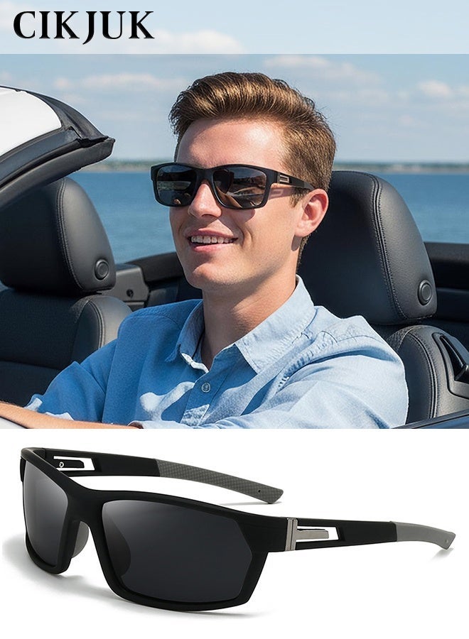 CIKJUK TR Sunglasses Men Women Polarized Sport Sun Glasses UV400 Protection Men's Women's Sunglass Lightweight Mens Shades Classic Sun Glas Travel Driving Daily Eyewear - Image 1