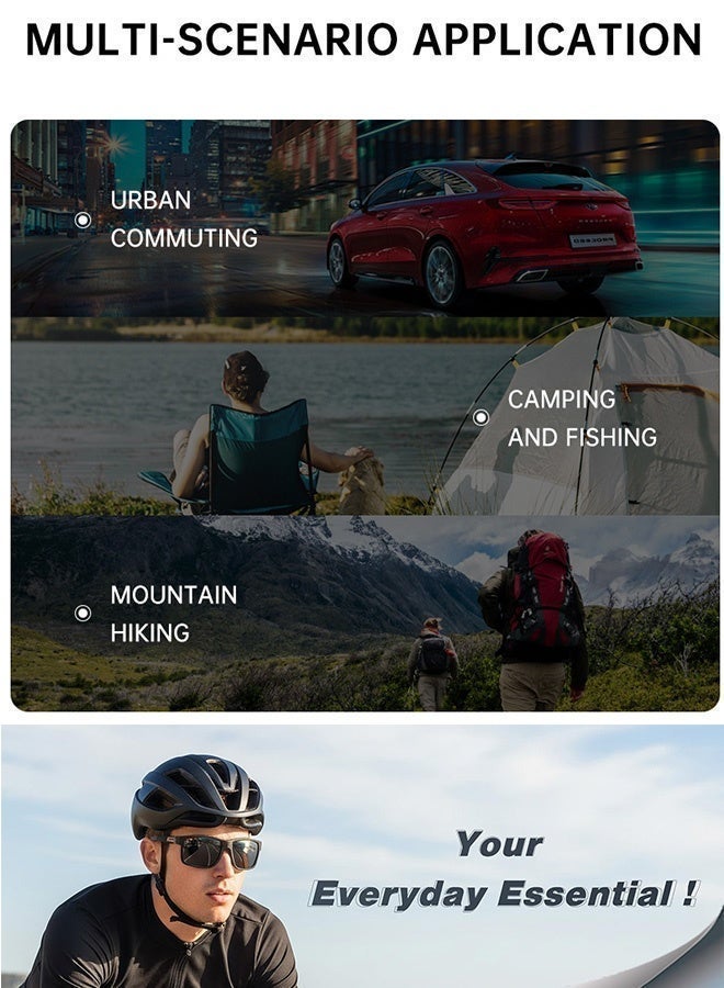 CIKJUK TR Sunglasses Men Women Polarized Sport Sun Glasses UV400 Protection Men's Women's Sunglass Lightweight Mens Shades Classic Sun Glas Travel Driving Daily Eyewear - Image 5